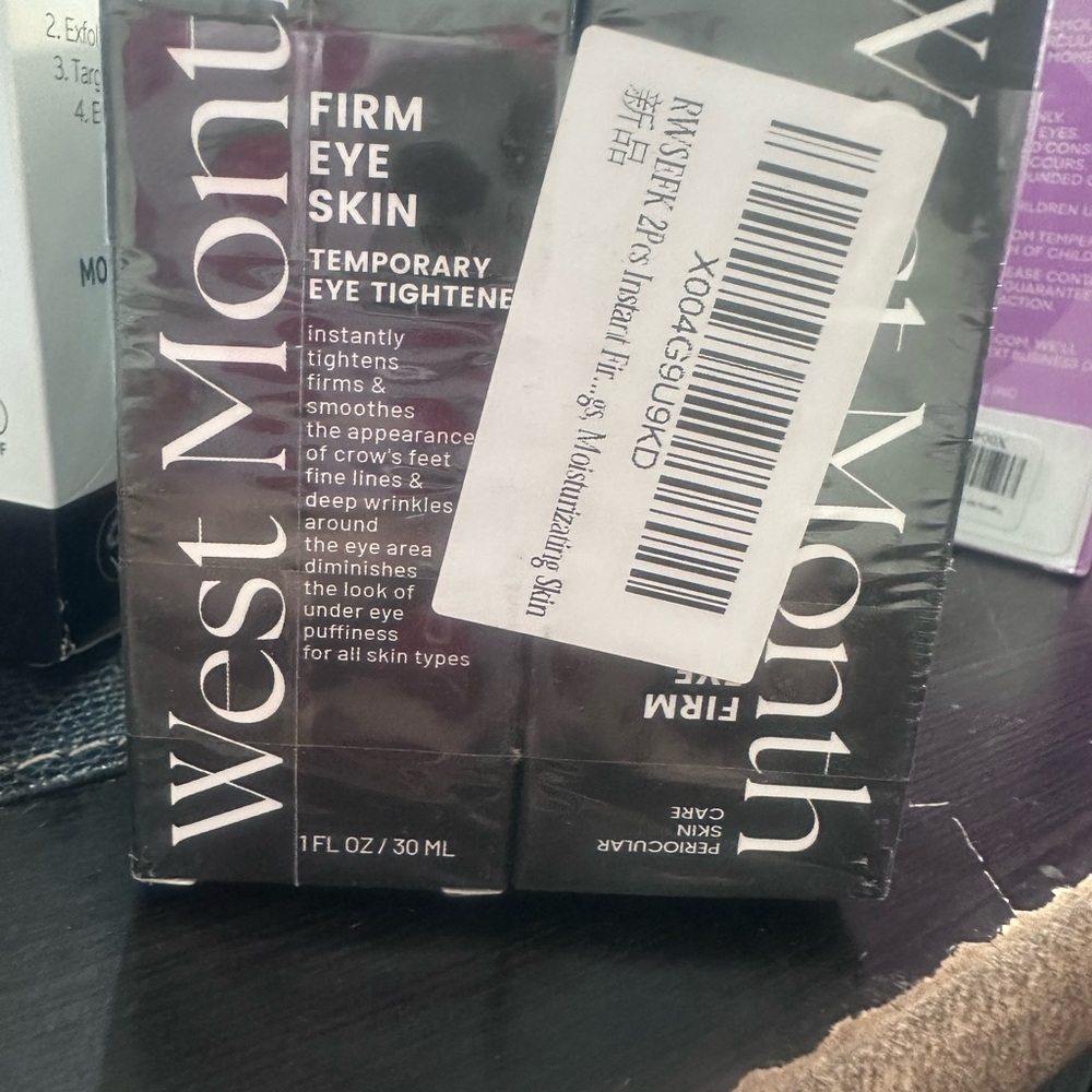 NEW West Month Firm Eye Skin Tightener Lot Of 2 Skincare SEALED